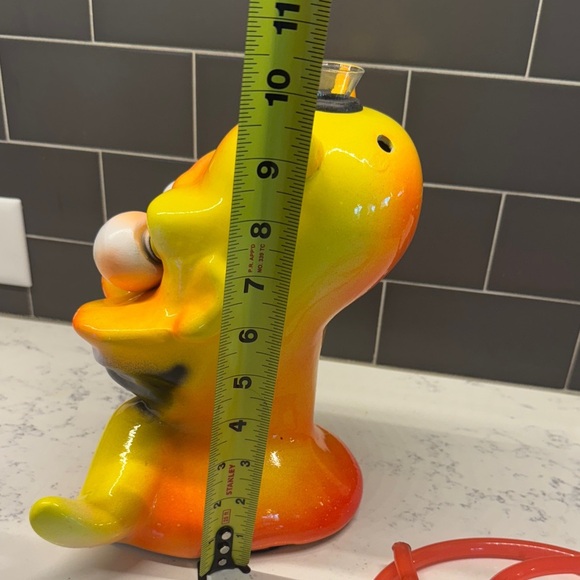 Hoka Vintage Orange and Yellow Devil Head Accent - Picture 6 of 9